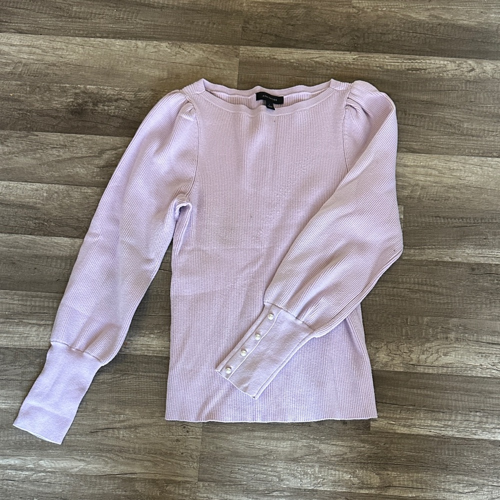 Ann Taylor Lavender Knit Top